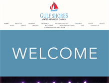 Tablet Screenshot of gulfshoresumc.org